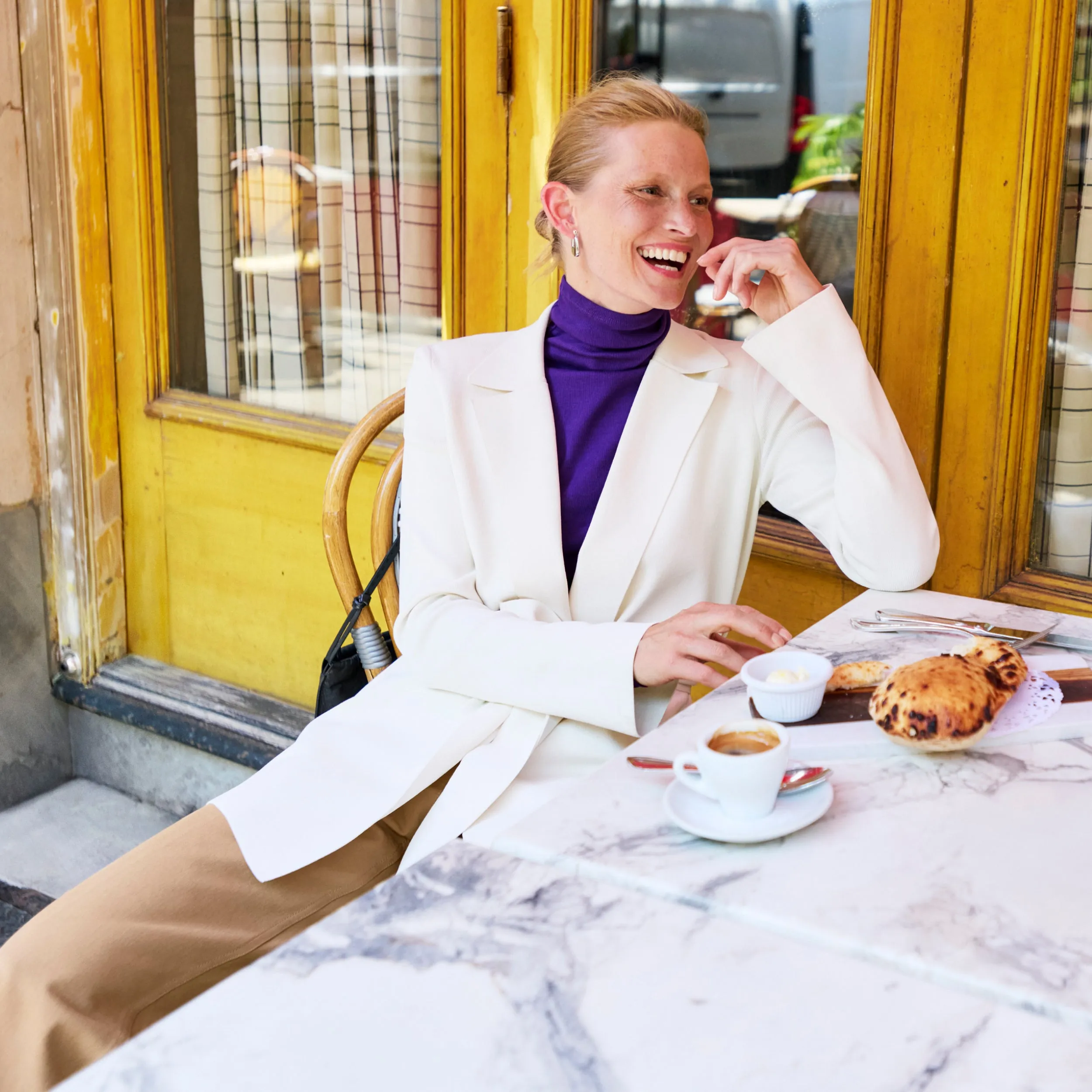 Axam Layering Turtleneck - Ribbed Pima Cotton :: Ube