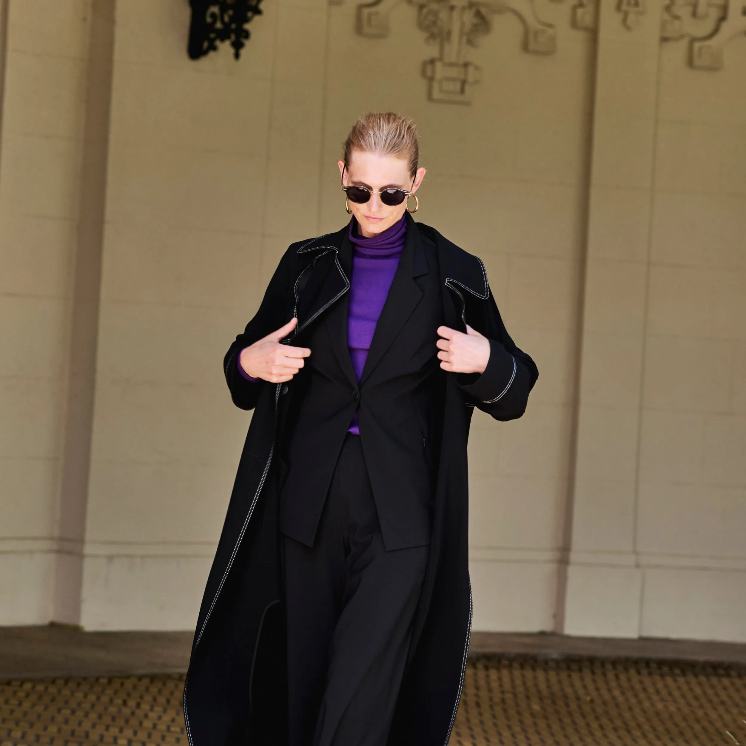 Axam Layering Turtleneck - Ribbed Pima Cotton :: Ube