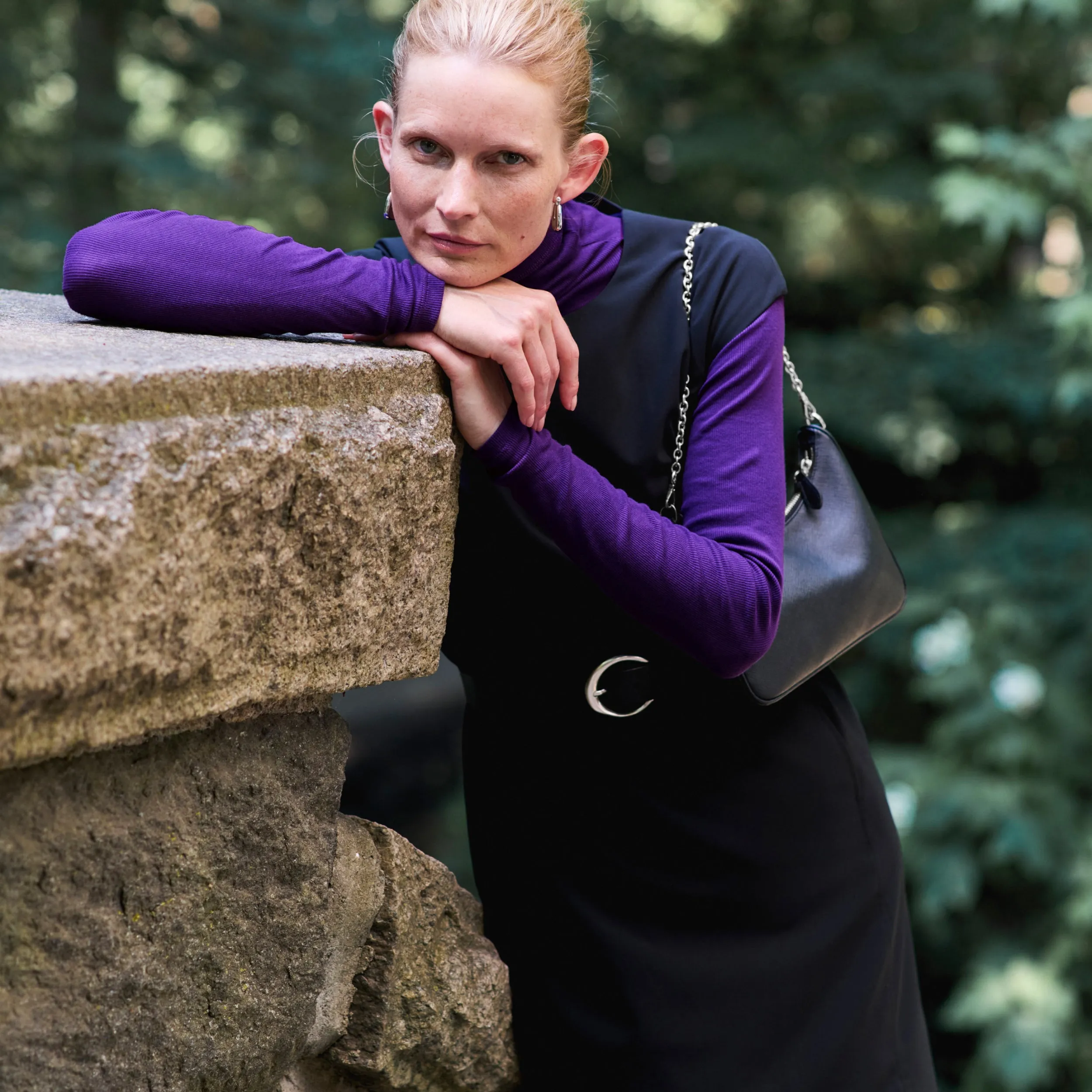 Axam Layering Turtleneck - Ribbed Pima Cotton :: Ube