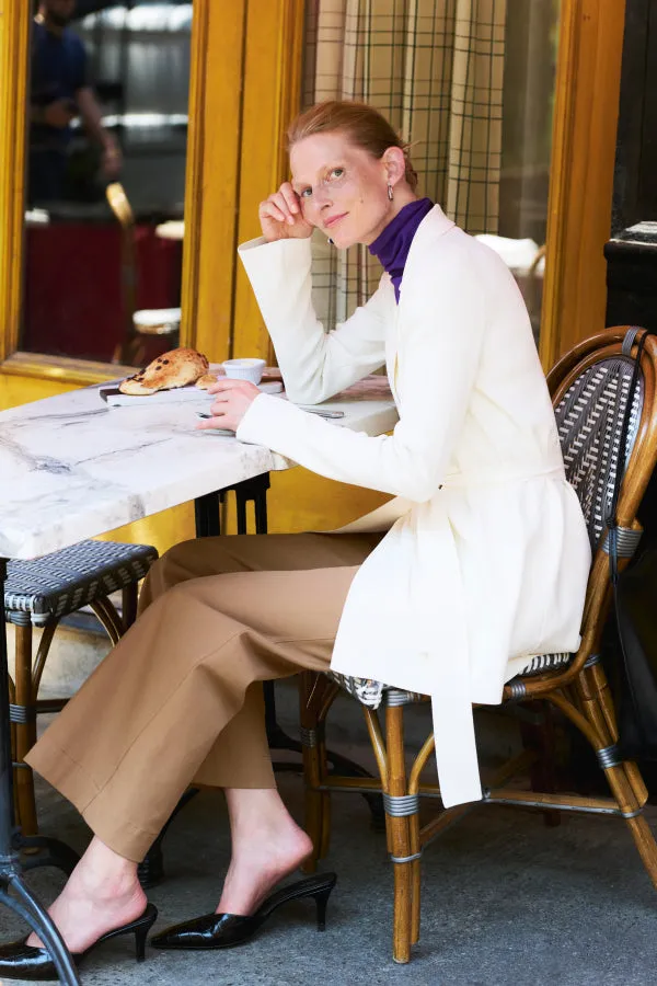 Axam Layering Turtleneck - Ribbed Pima Cotton :: Ube