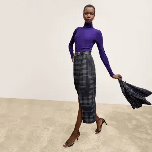 Axam Layering Turtleneck - Ribbed Pima Cotton :: Ube