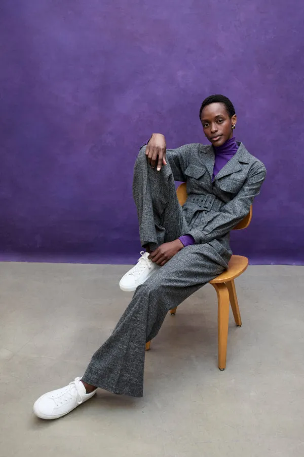 Axam Layering Turtleneck - Ribbed Pima Cotton :: Ube