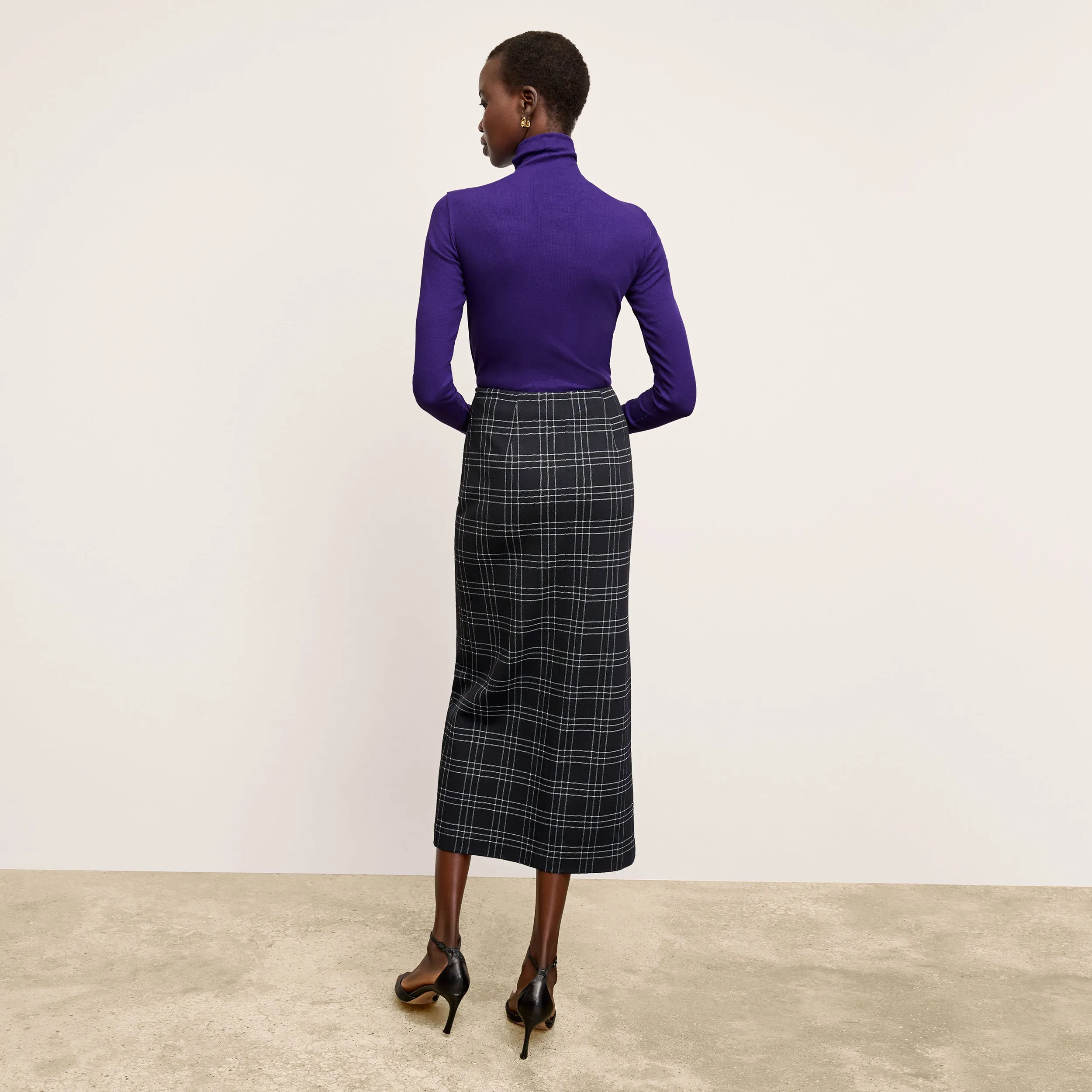 Axam Layering Turtleneck - Ribbed Pima Cotton :: Ube