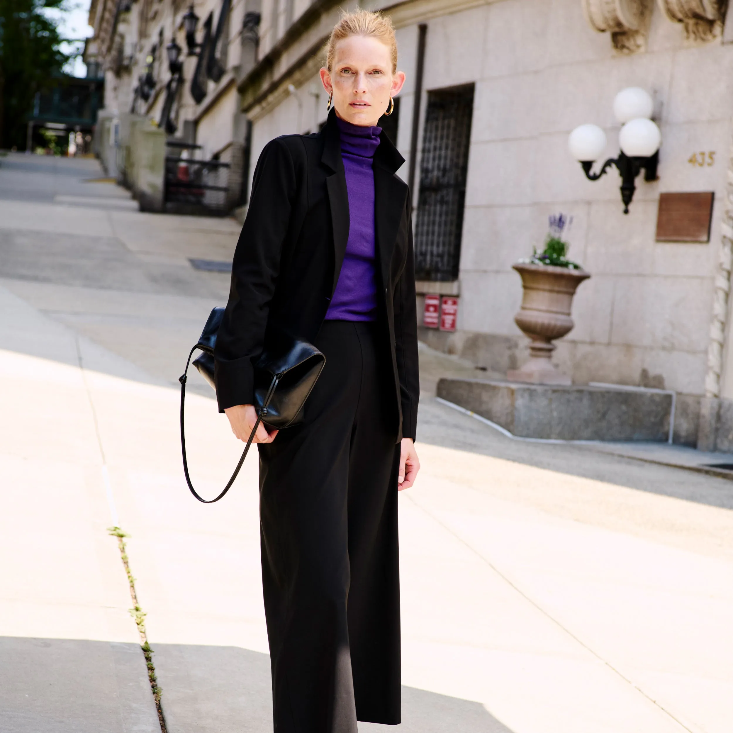Axam Layering Turtleneck - Ribbed Pima Cotton :: Ube