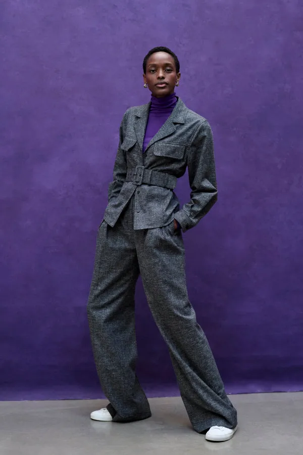 Axam Layering Turtleneck - Ribbed Pima Cotton :: Ube