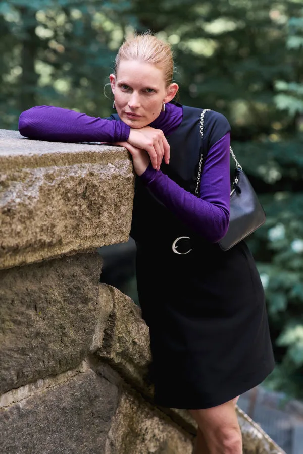 Axam Layering Turtleneck - Ribbed Pima Cotton :: Ube