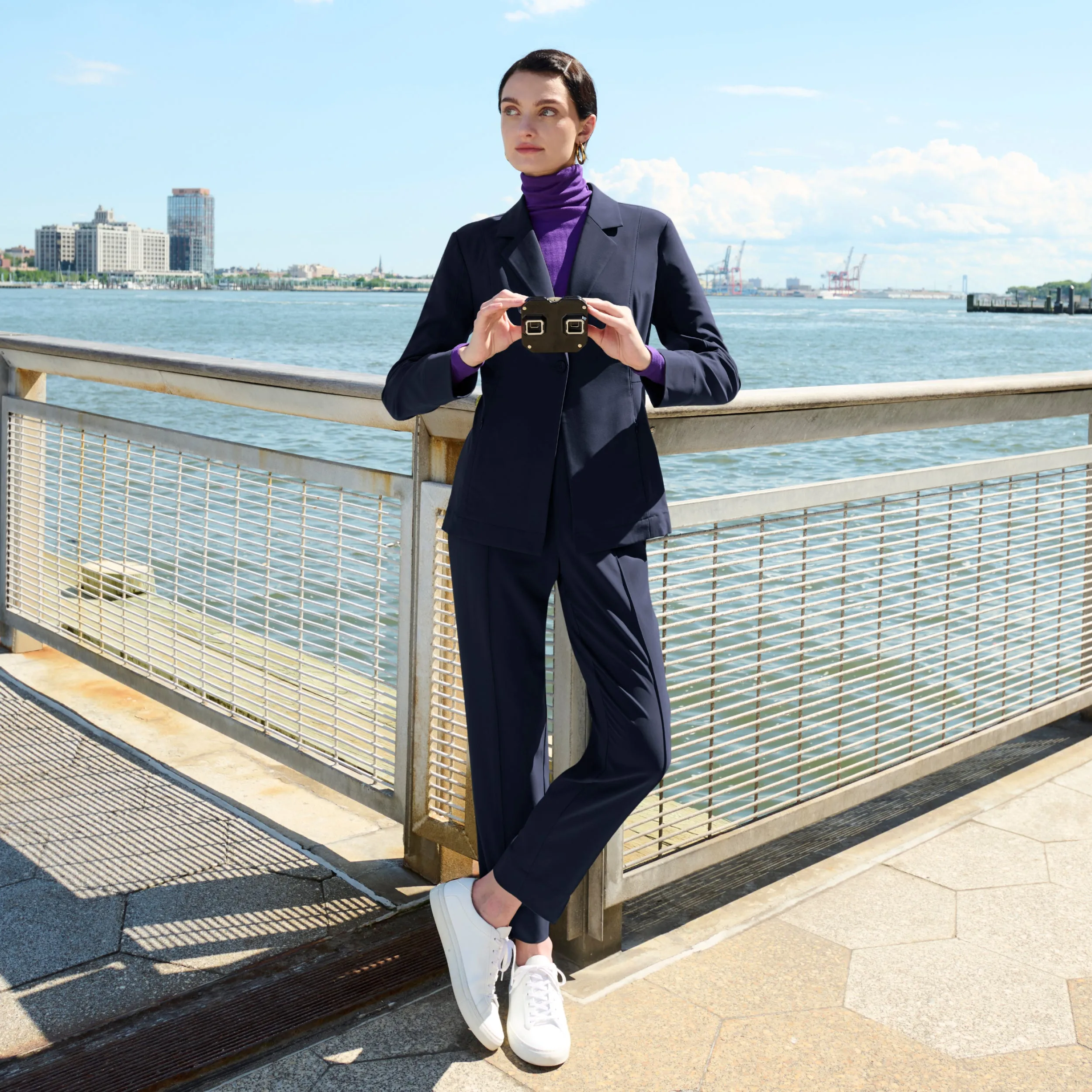 Axam Layering Turtleneck - Ribbed Pima Cotton :: Ube