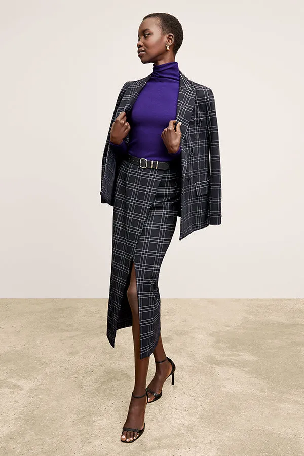 Axam Layering Turtleneck - Ribbed Pima Cotton :: Ube