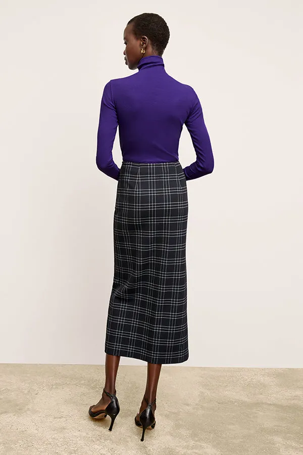 Axam Layering Turtleneck - Ribbed Pima Cotton :: Ube