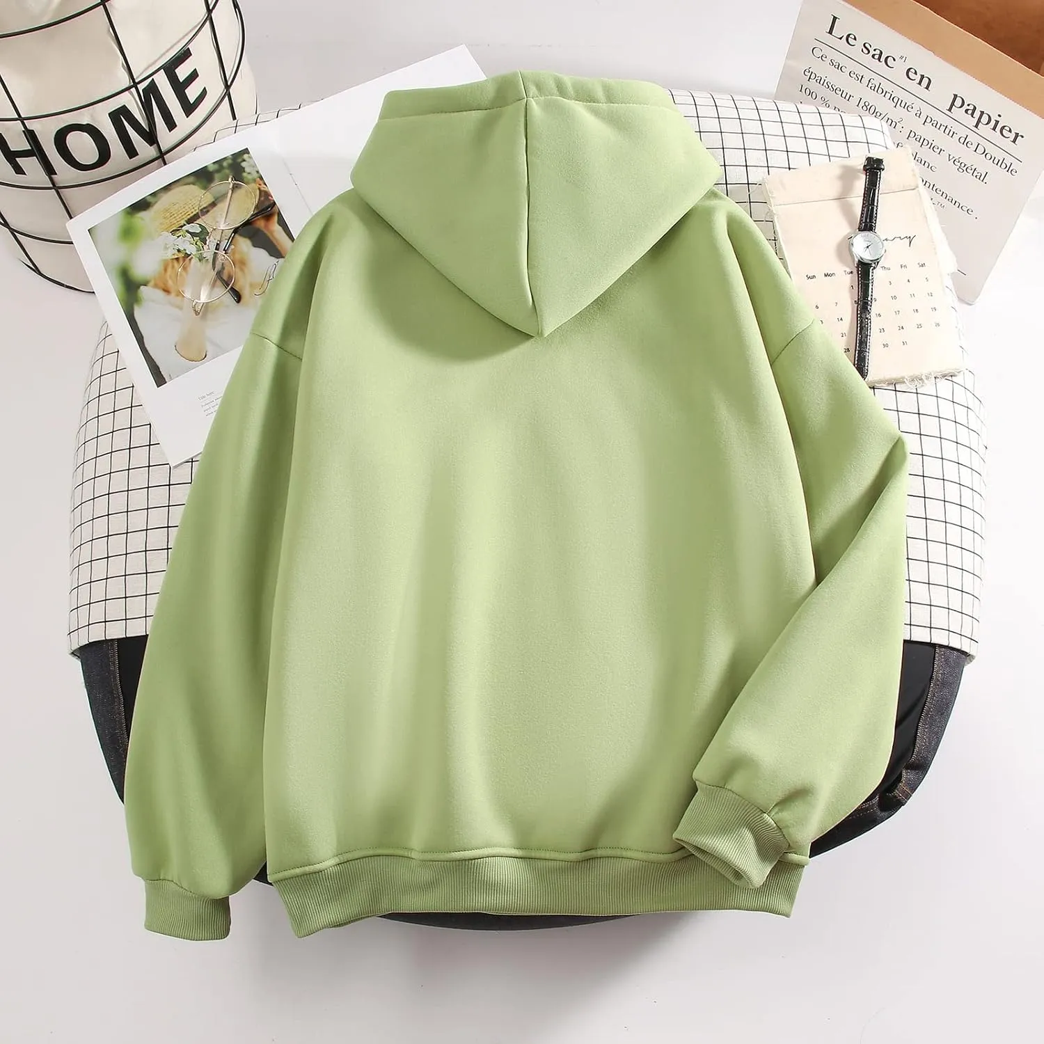 Bobeutou Cute Cartoon Cat Hoodie for Teen Girls Kawaii Graphic Oversized Aesthetic Fleece Preppy Sweatshirts Women Pullover