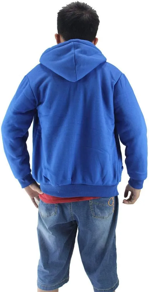 Boys Hoodies Full Zip Up Sherpa Lined Fleece Lined Athletic Youth Kids Sweatshirts,Size 8-16