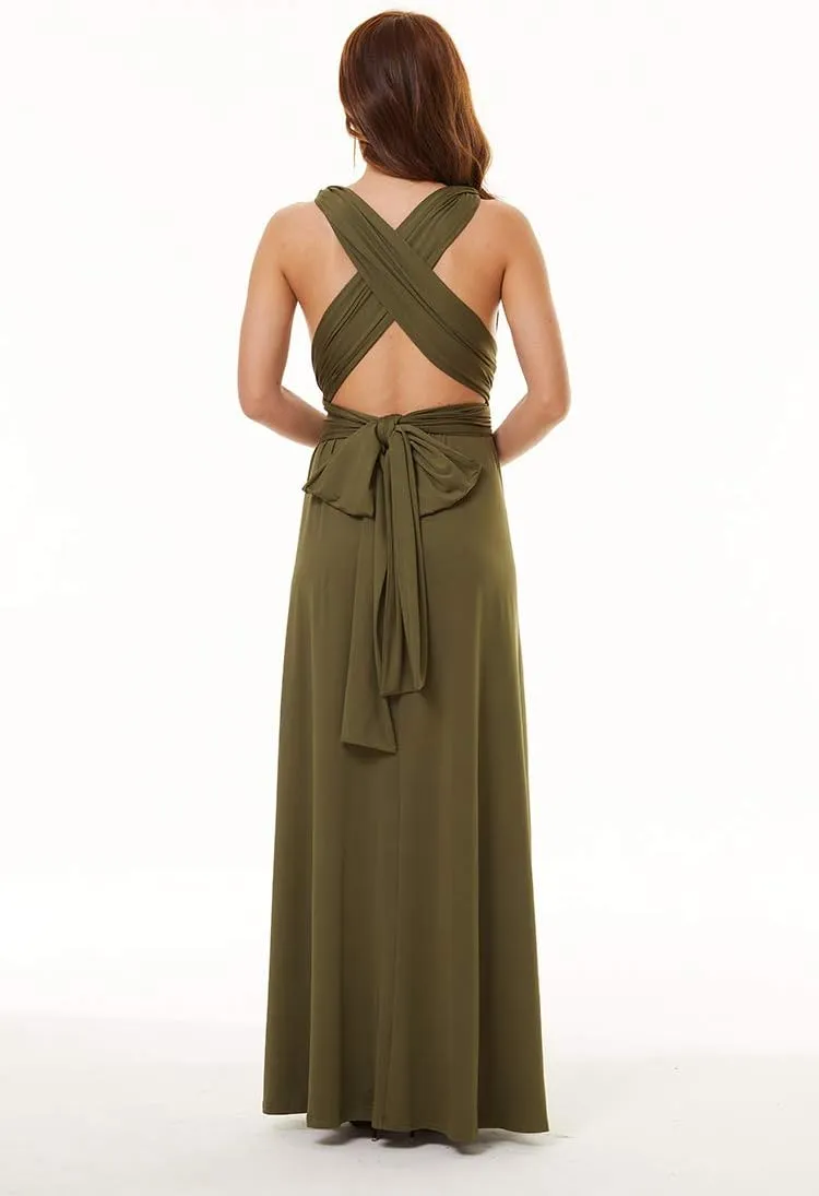 Convertible Warp Maxi Dress Multi Way Wear Party Wedding Bridesmaid Long Dresses