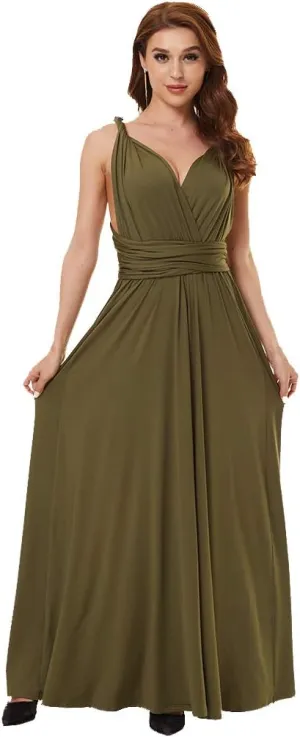 Convertible Warp Maxi Dress Multi Way Wear Party Wedding Bridesmaid Long Dresses