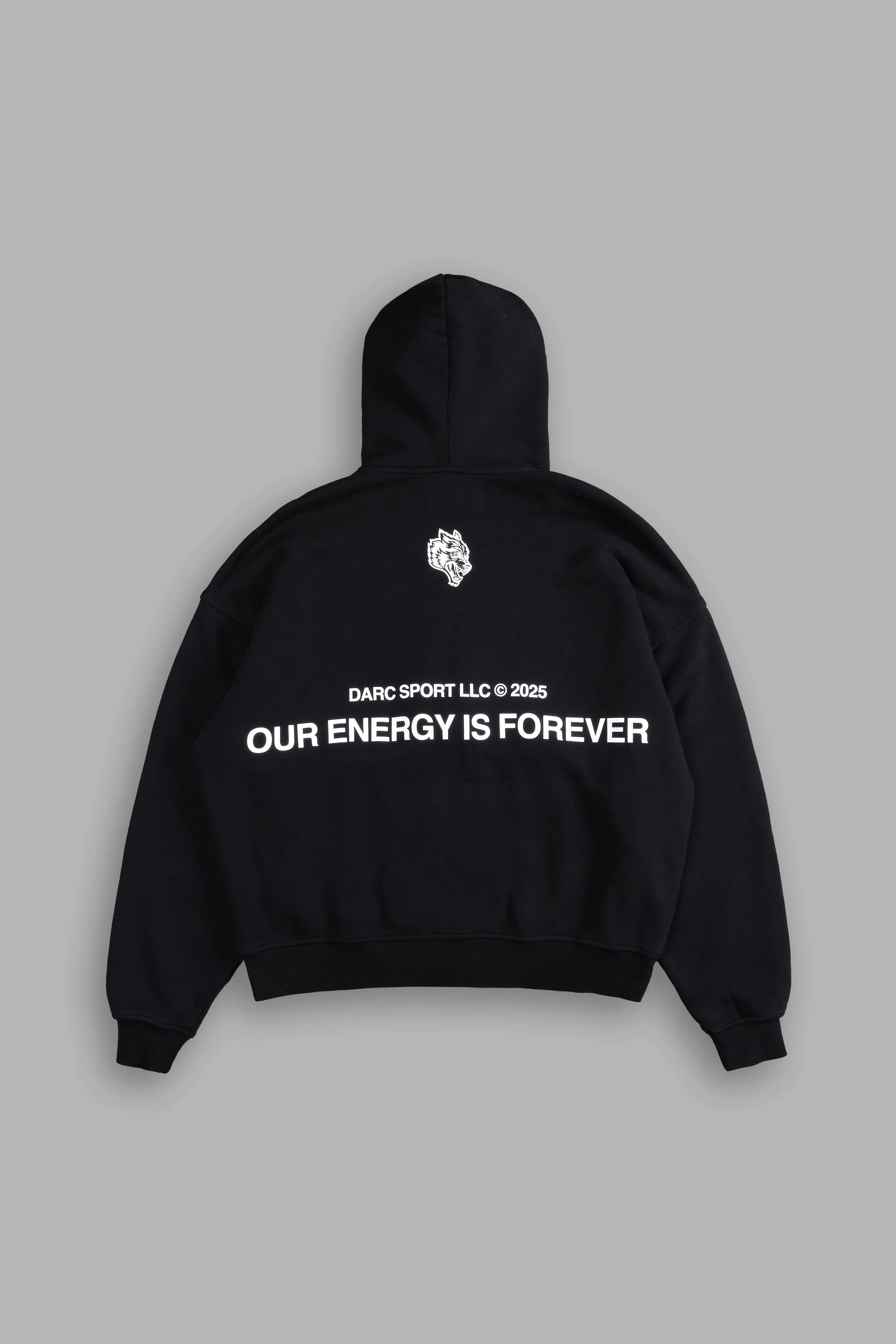 Crossed Paths Darco Double Zip Hoodie in Black