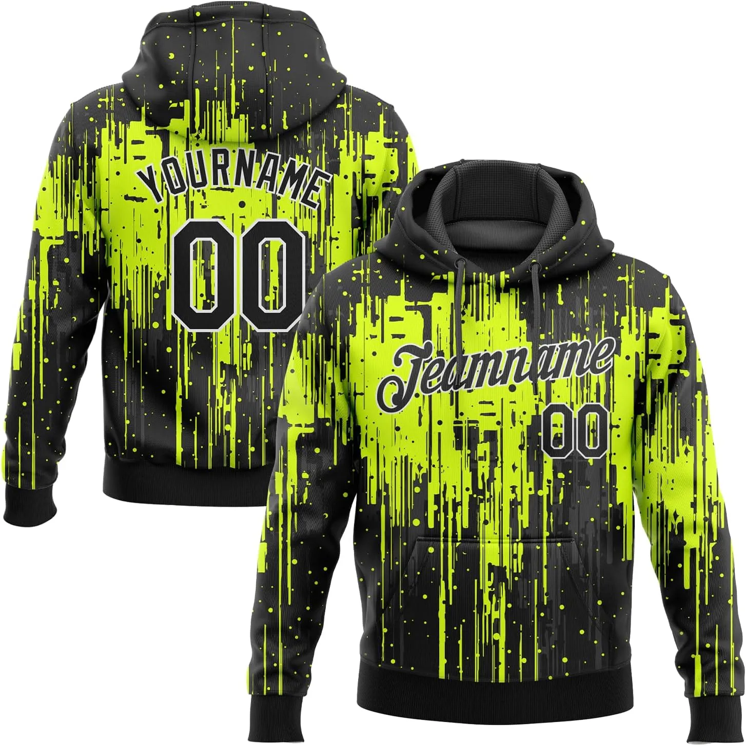 Custom Gradient Baseball Hoodies Personalized Stitched Name Number Design Your Own Team Pullover Sweatshirts