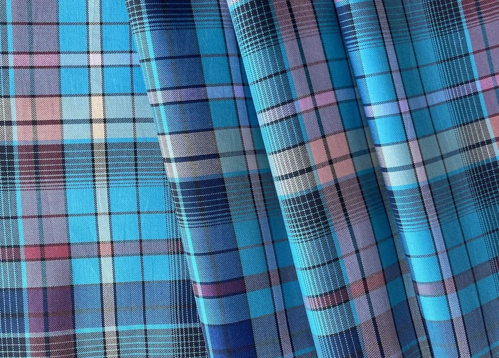 Etro Blueberry Lemonade Cotton Shirting (Made in Italy)