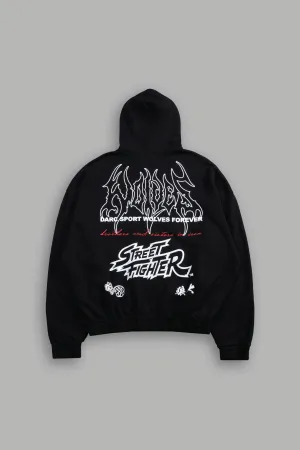 Final Boss "Chambers" Zip Hoodie in Black