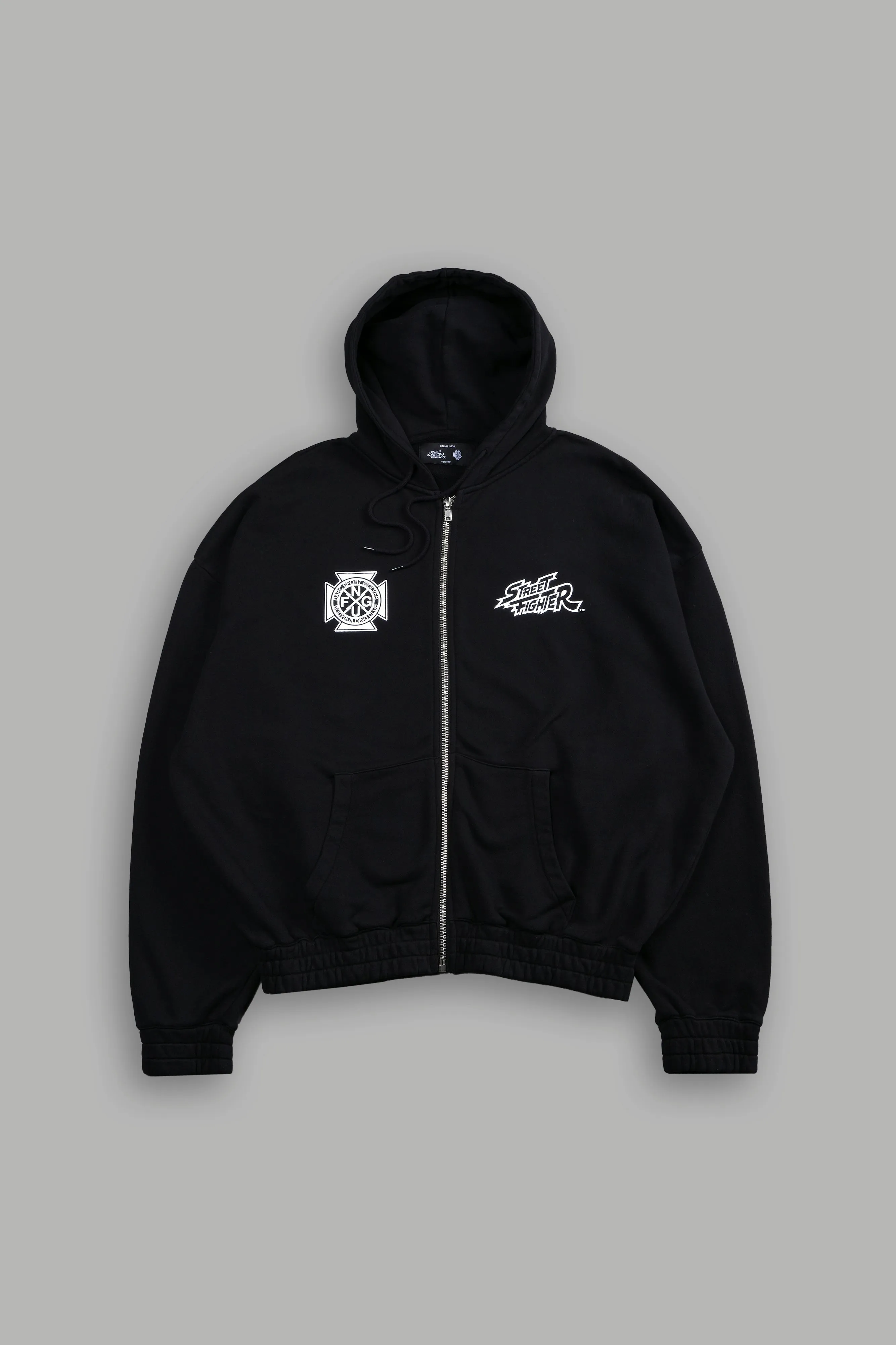 Final Boss "Chambers" Zip Hoodie in Black