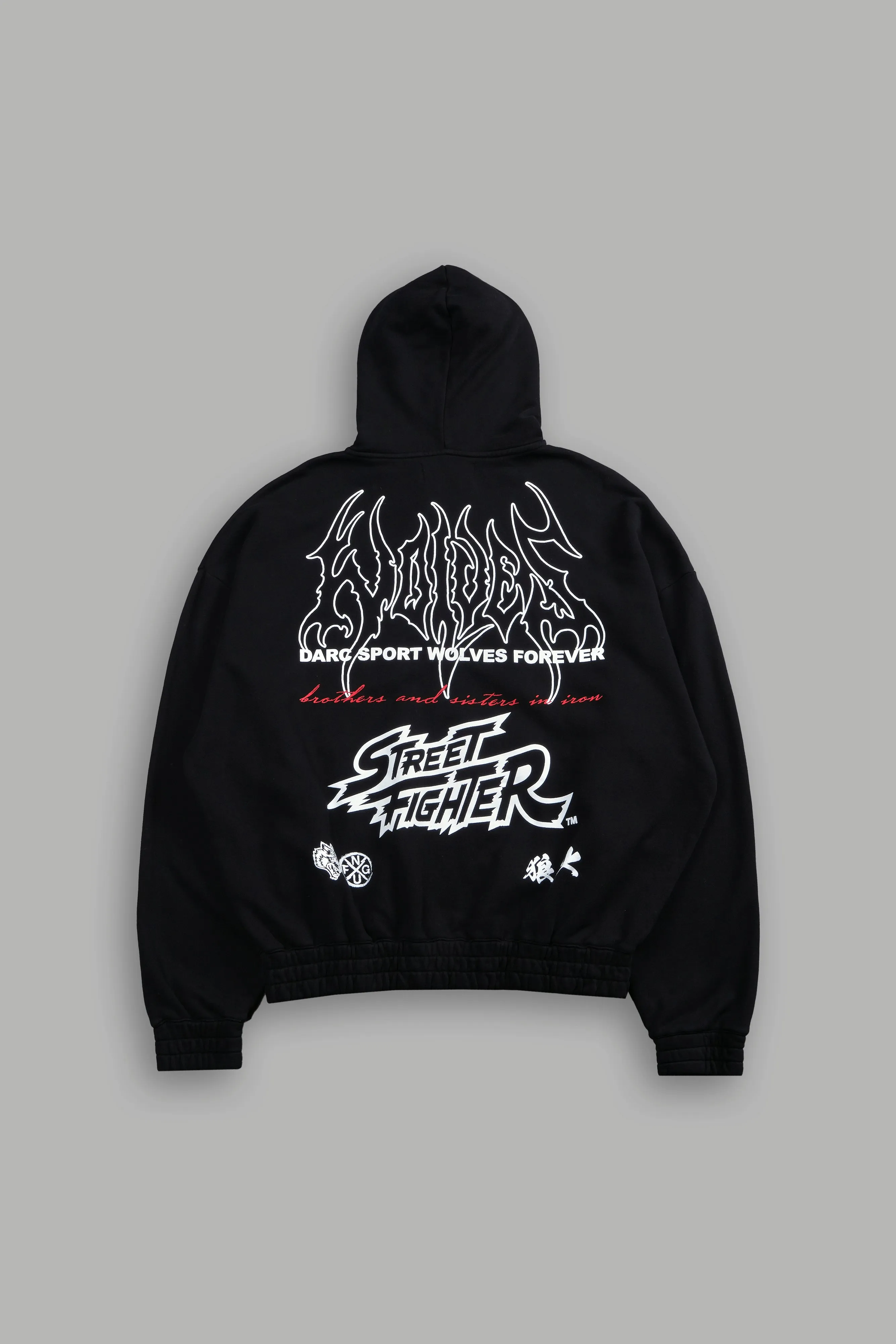 Final Boss "Chambers" Zip Hoodie in Black