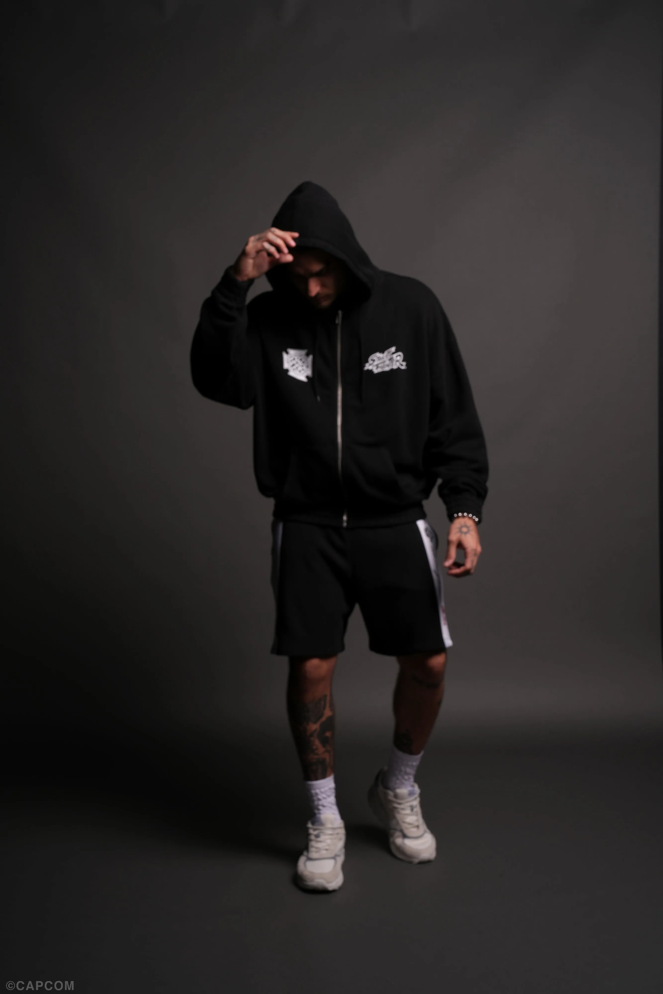 Final Boss "Chambers" Zip Hoodie in Black