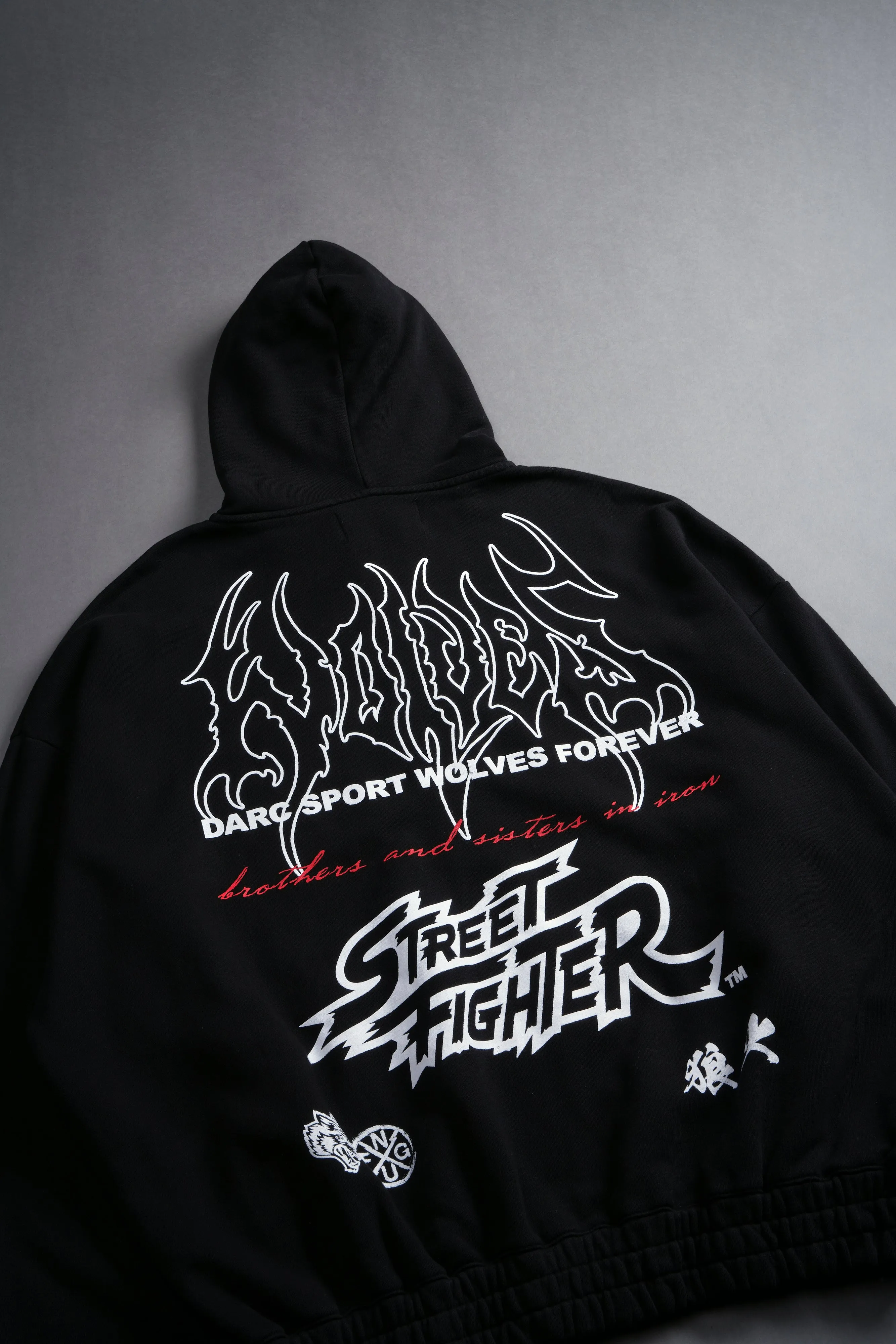 Final Boss "Chambers" Zip Hoodie in Black