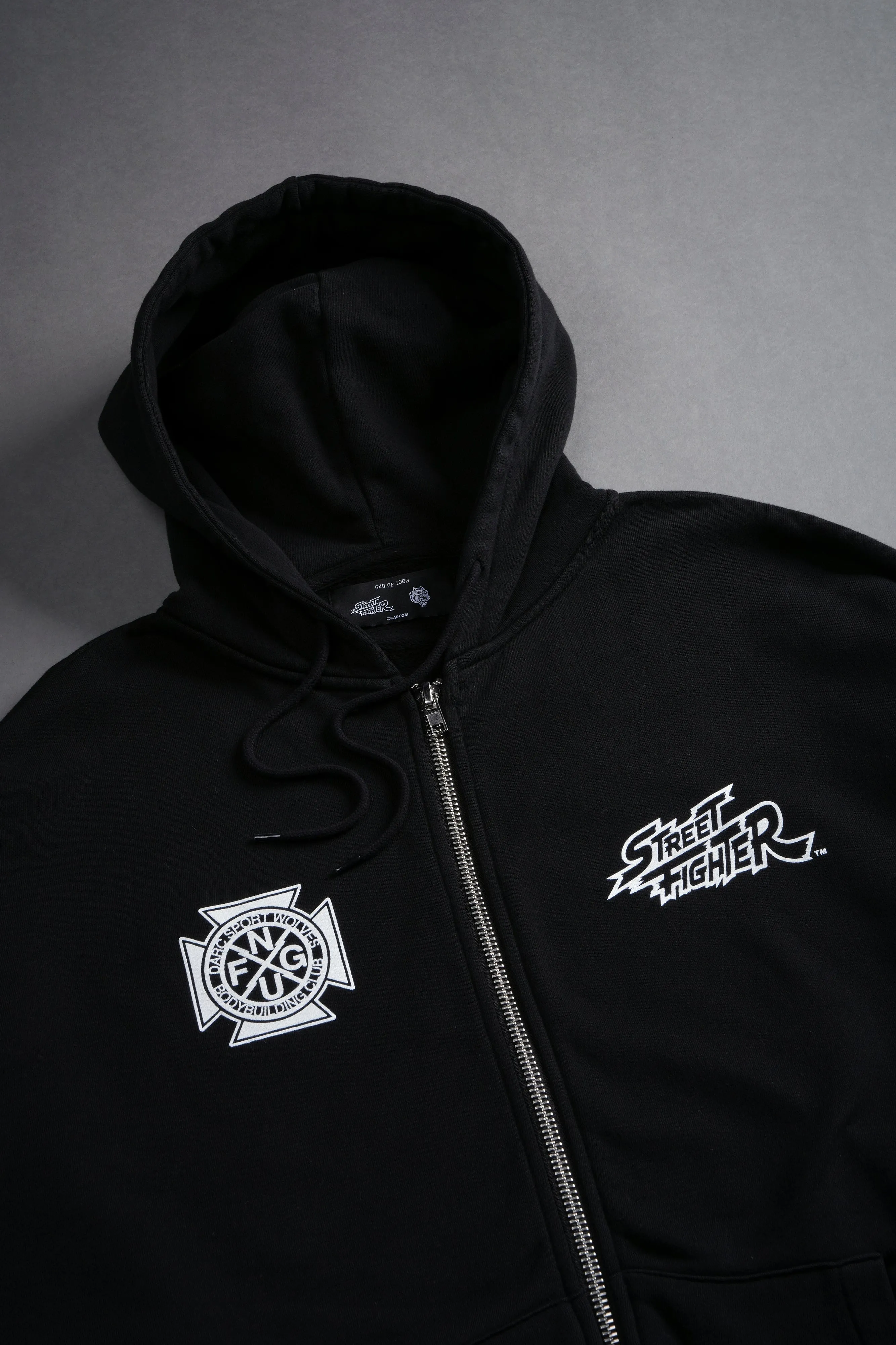 Final Boss "Chambers" Zip Hoodie in Black