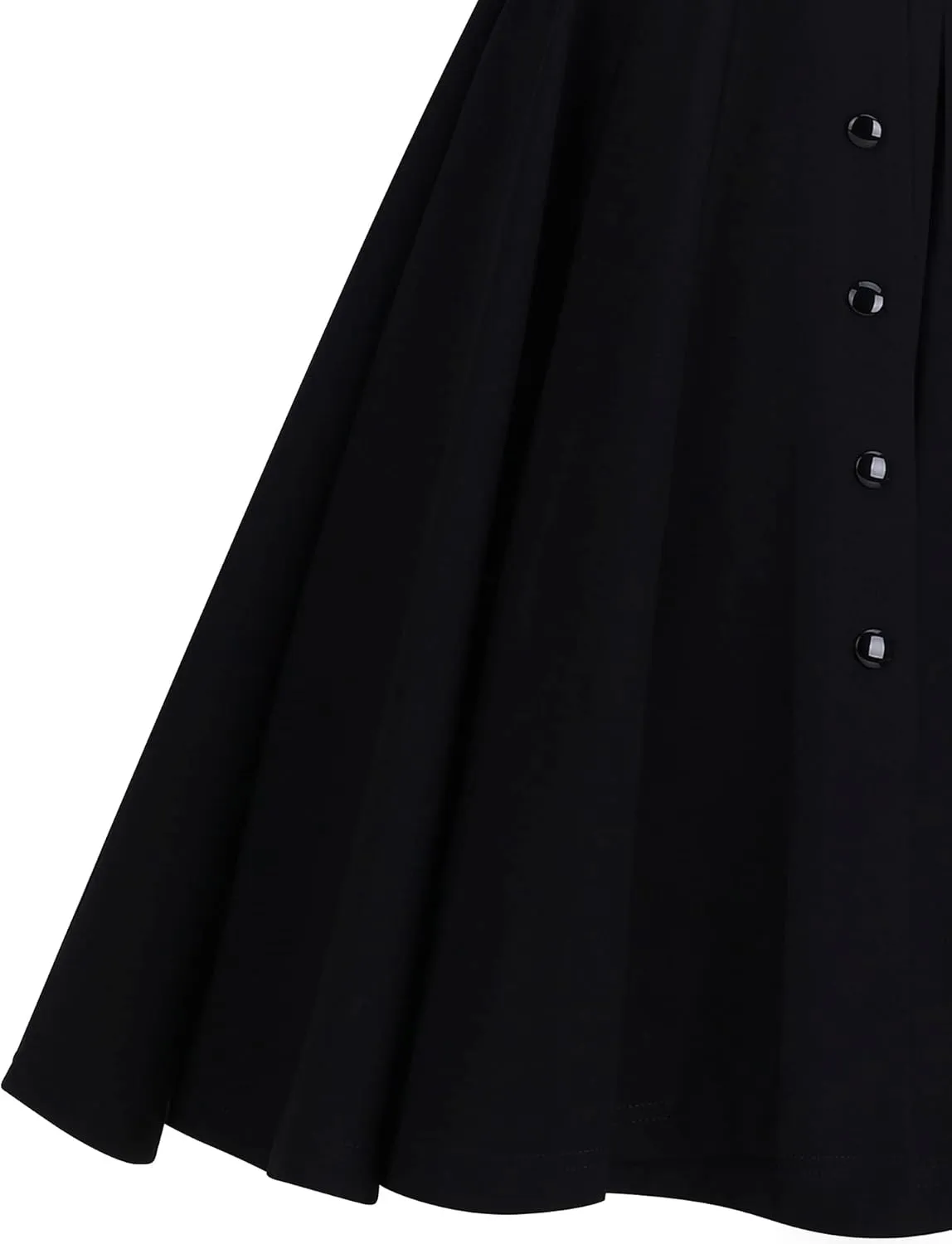 GownTown 1950 Women Dress Midi Shirt Dress Cocktail Dress with Belt