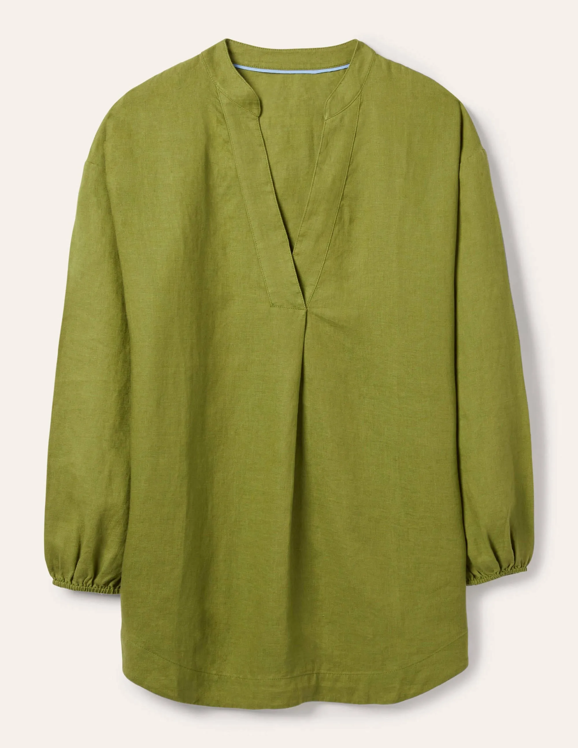 Hannah Linen Shirt-Pea