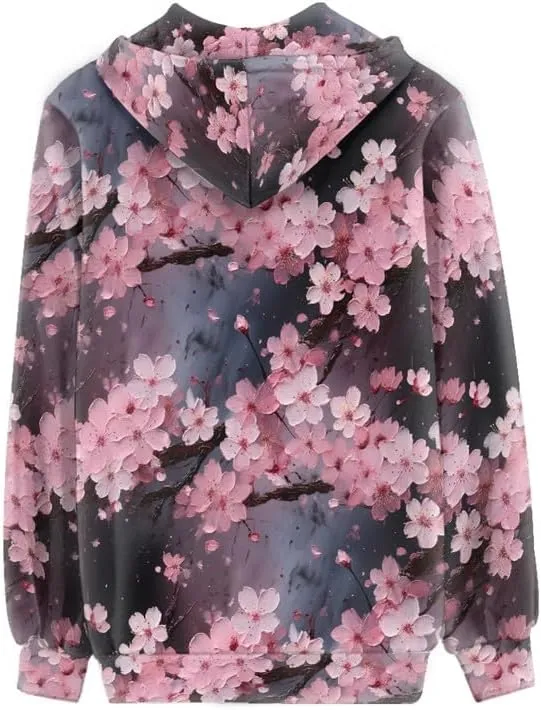 Irisjudy Sunflowers Women Hoodies for Running,Hiking,Jogging, Butterfly,Galaxy Stars Print Zip up Sport Coat with Pocket