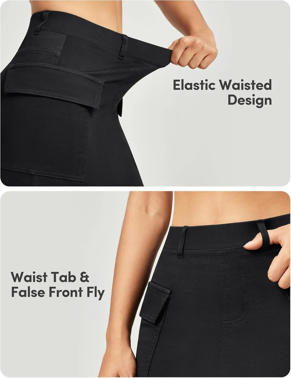 IUGA Jean Skirts for Women Denim High Stretch Cargo Skirt with Shorts Denim Skort Mini Jean Skort Y2k Skirt with Pockets