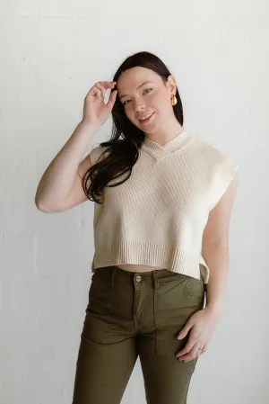 Jackie Vest Top Sweater