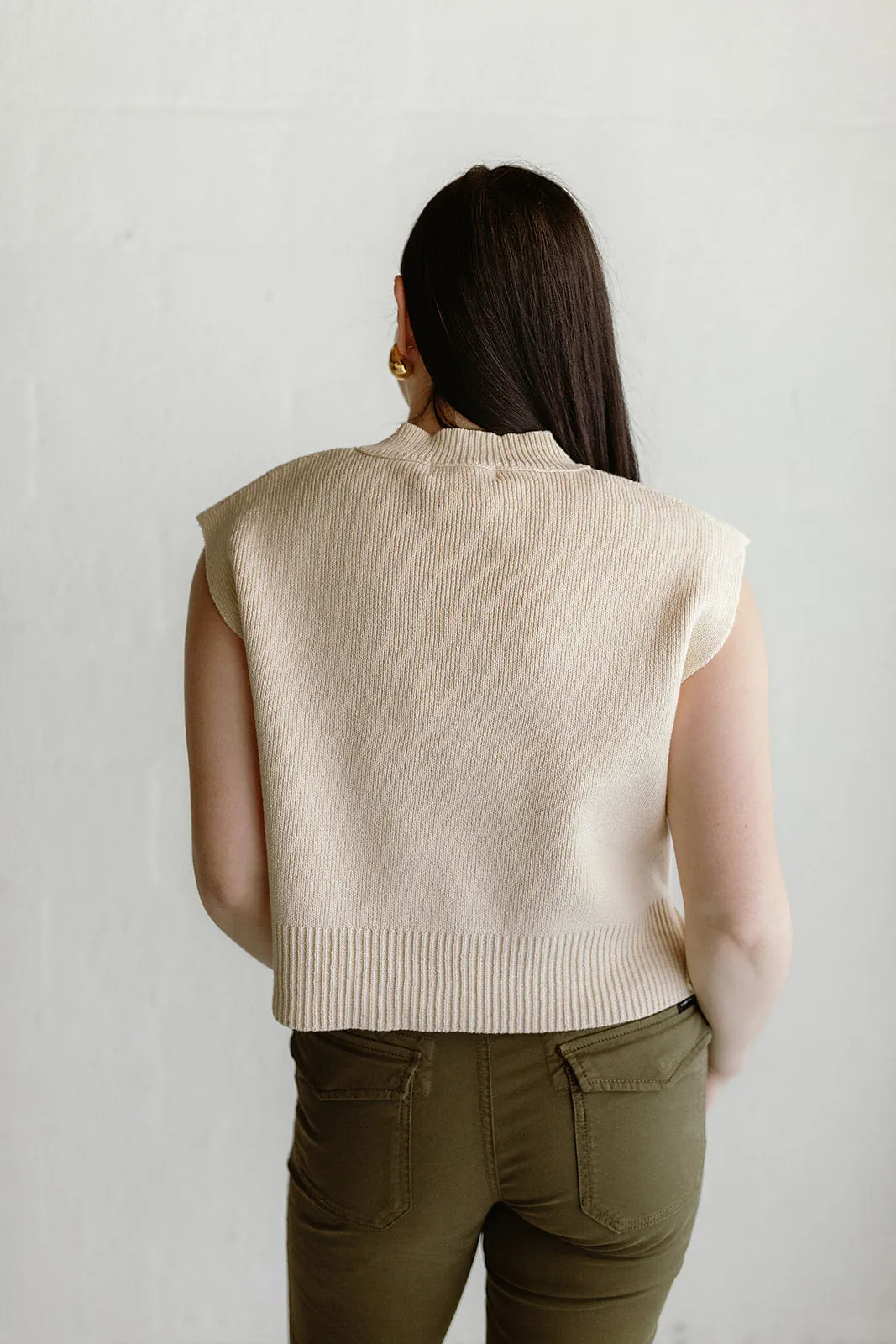 Jackie Vest Top Sweater