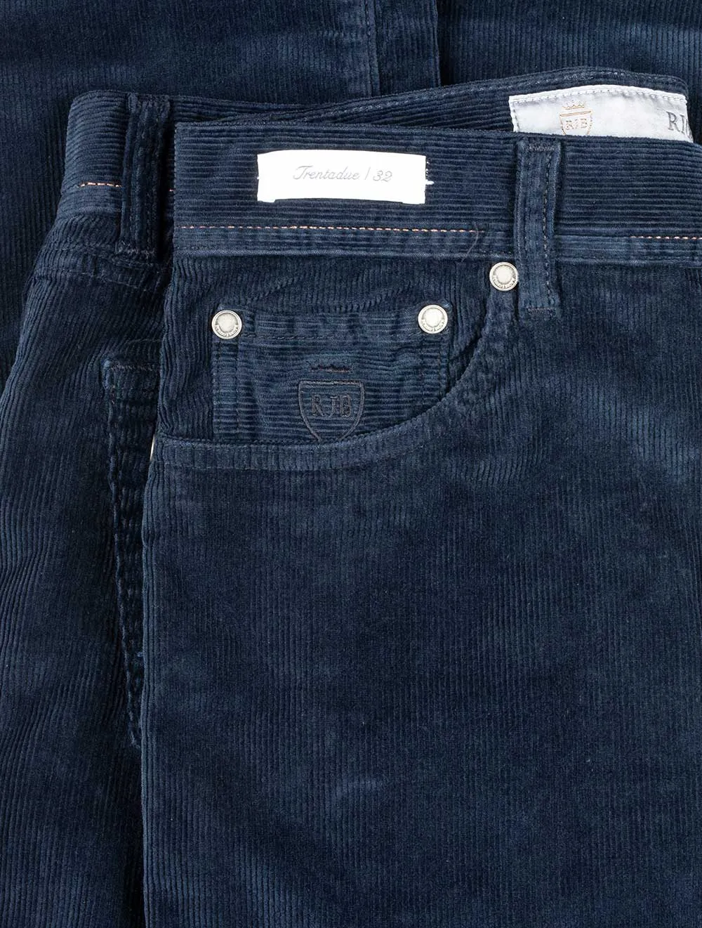 Luxury Cotton Cashmere Cord Navy