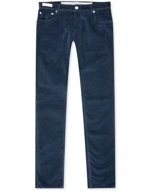 Luxury Cotton Cashmere Cord Navy