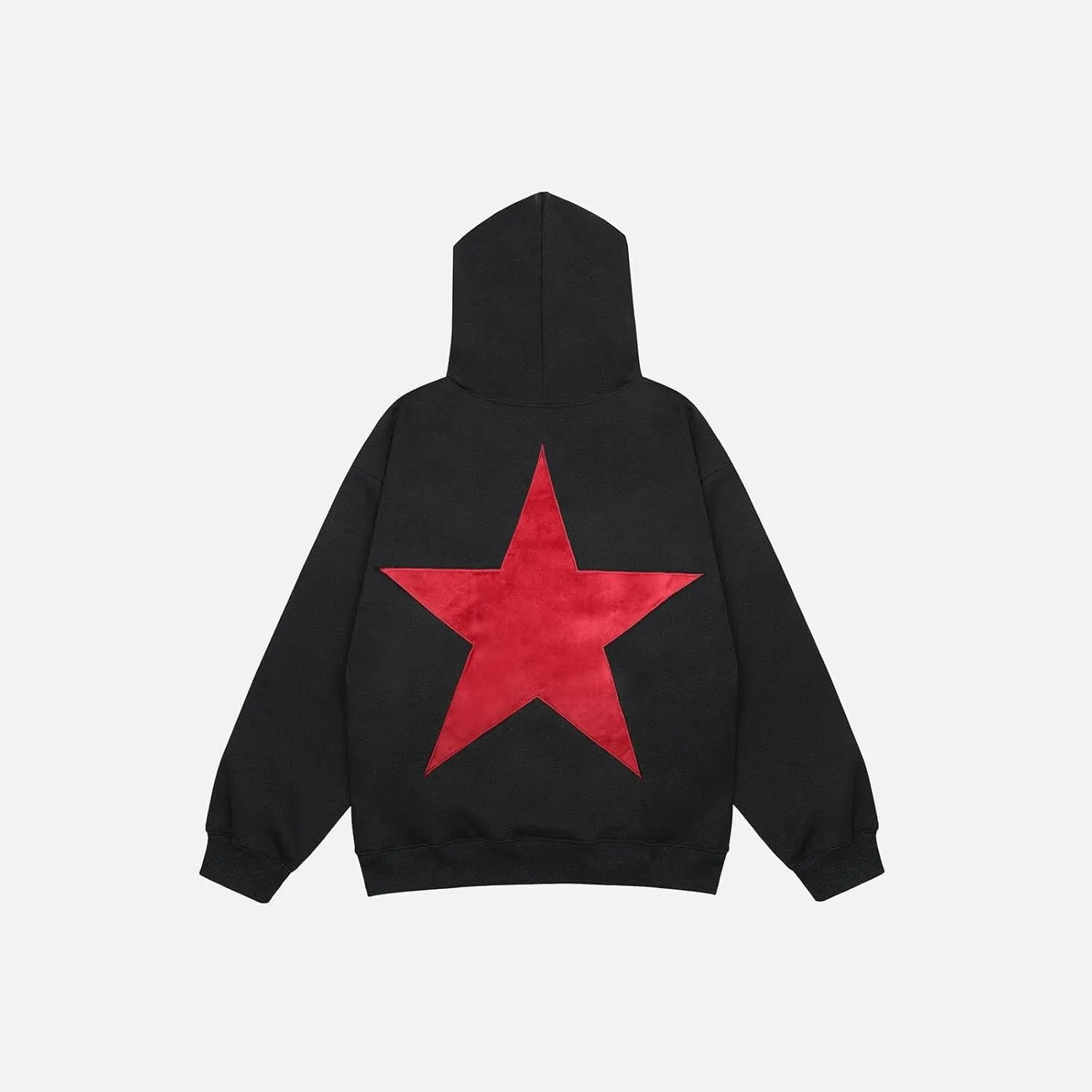 Meiweileya Womens Y2k Oversized Graphic Star Preppy Hoodies Sweatshirt Aesthetic Pullover Pockets Long Sleeve