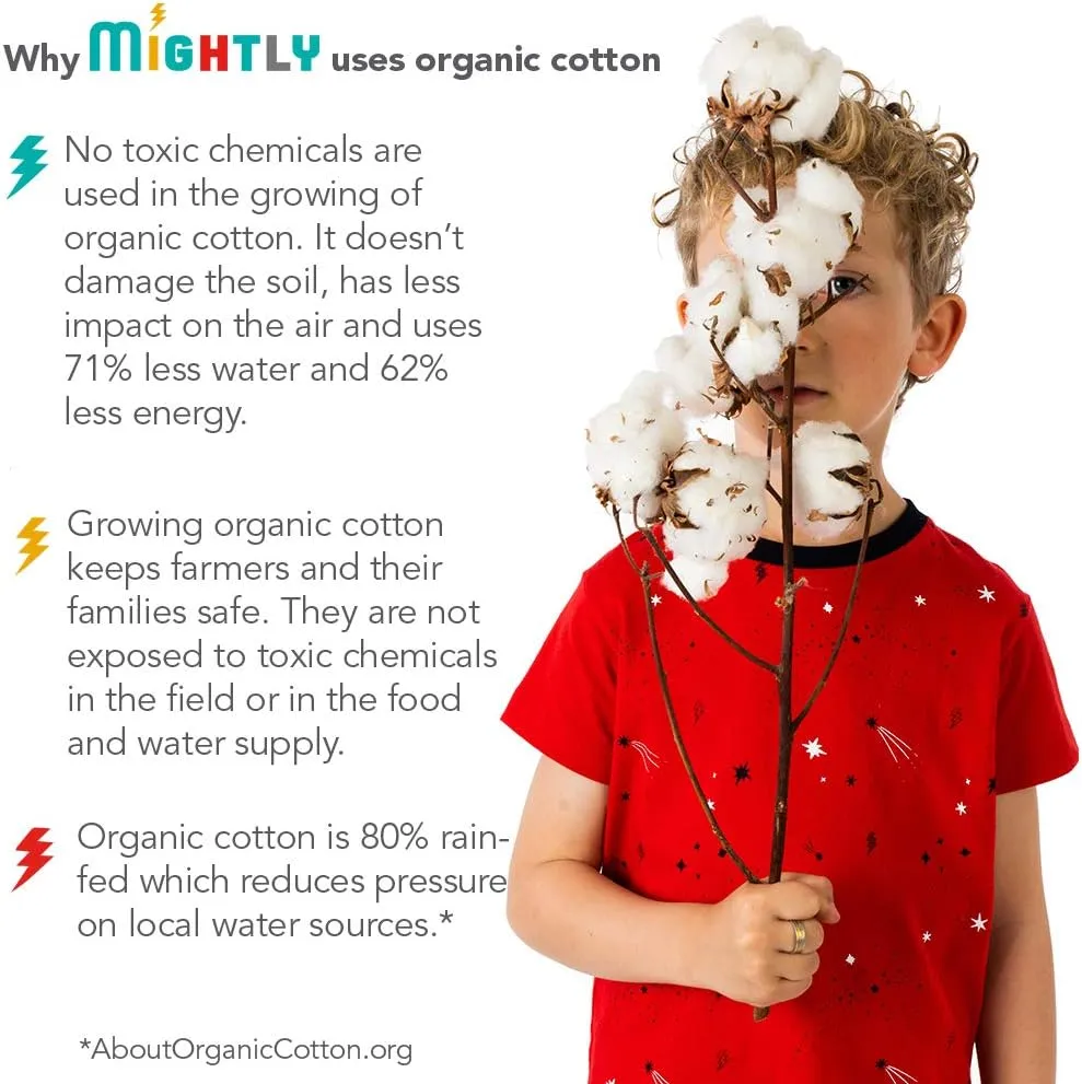 Mightly Fleece Zip Hoodie | Boys & Girls Organic Cotton Hooded Sweatshirts w/Pockets, Fair Trade Certified for Toddler&Kids