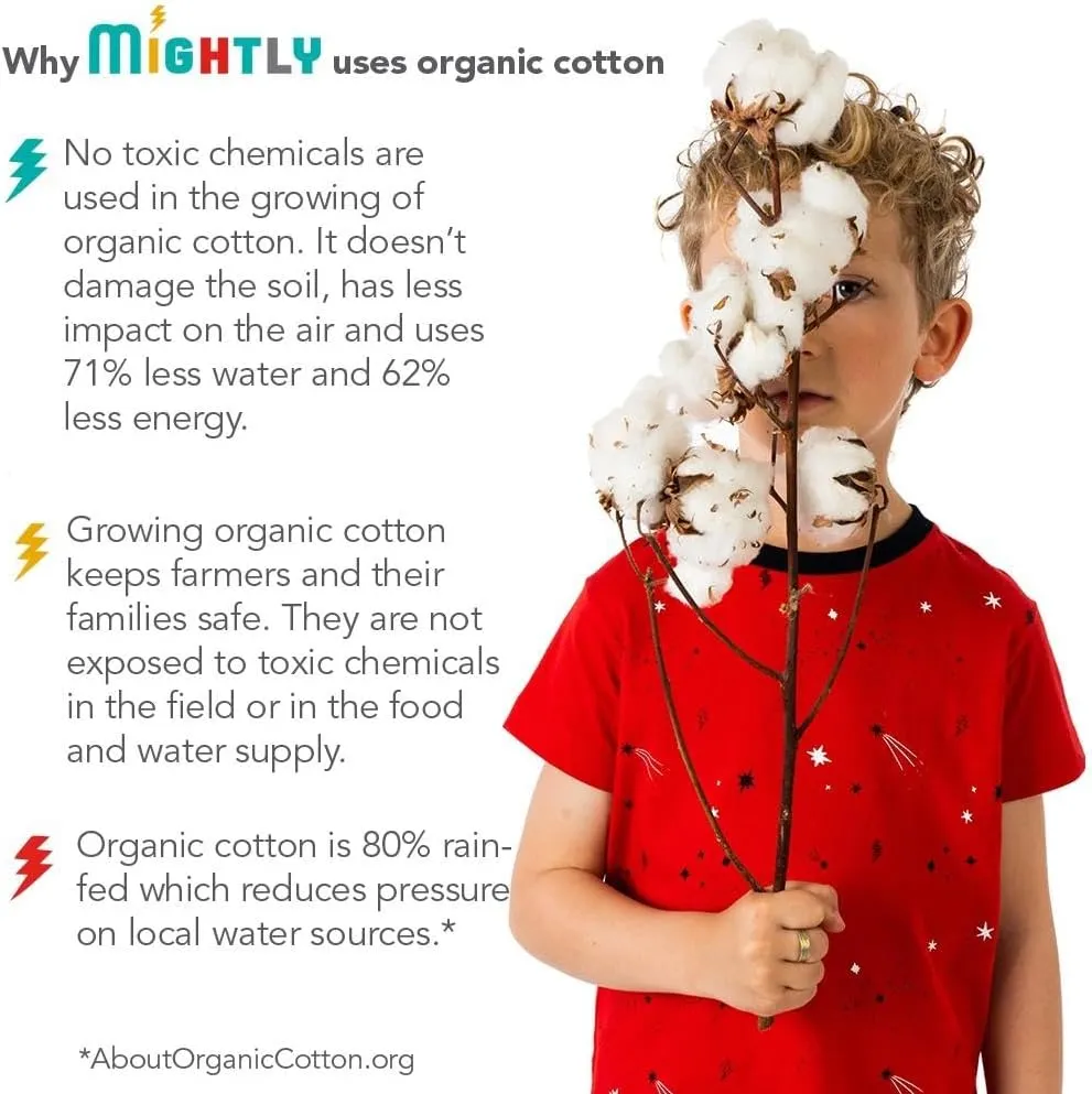 Mightly Fleece Zip Hoodie | Boys & Girls Organic Cotton Hooded Sweatshirts w/Pockets, Fair Trade Certified for Toddler&Kids