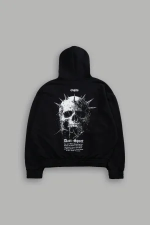 Mourning Star "Chambers" Zip Hoodie in Black