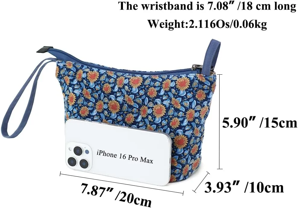 Original Design Wristlet Wallet - Large Capacity Clutch Bag with Wrist Strap