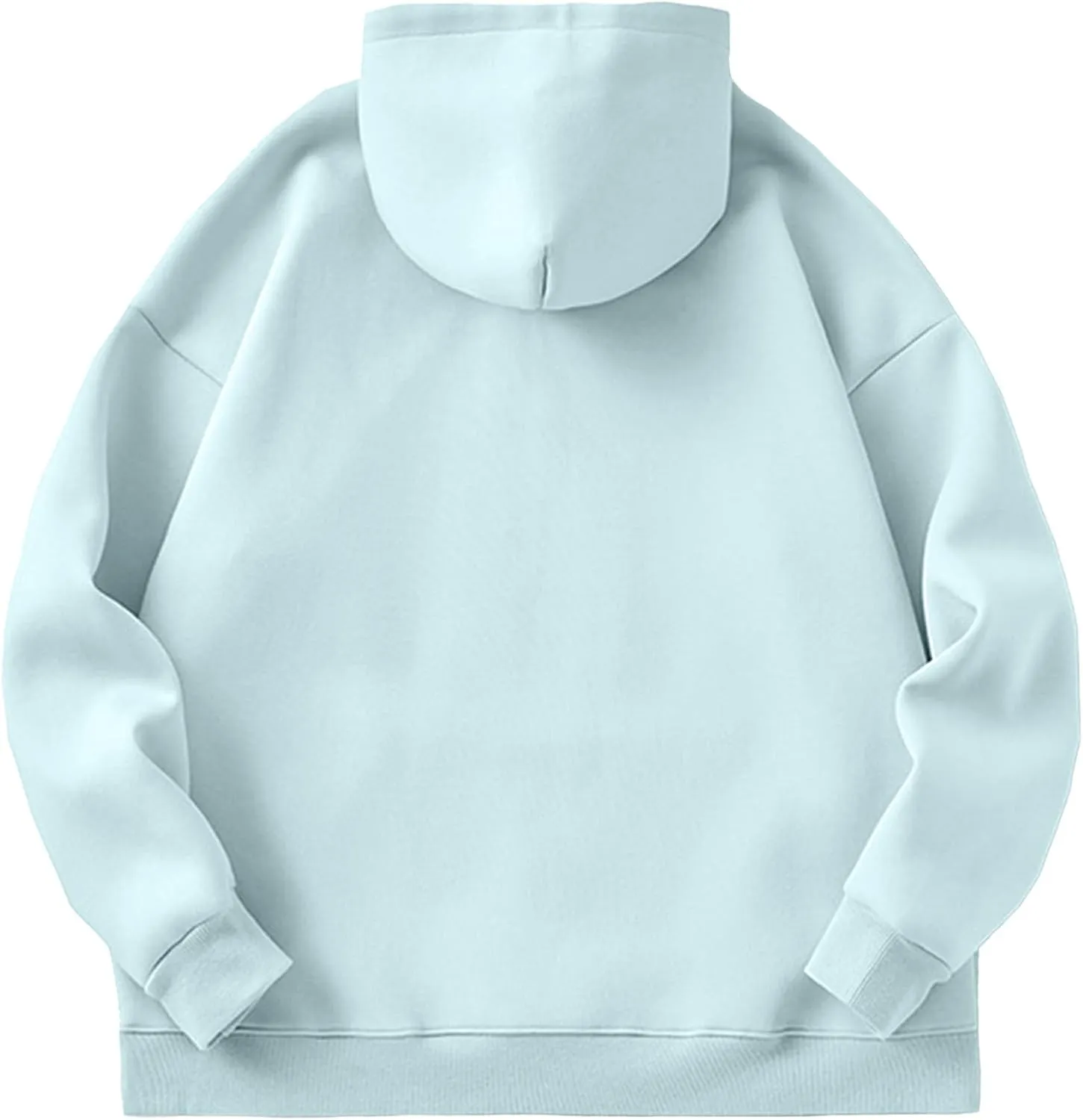 PLEPAN Quarter Zip Hoodies for Men Oversized Pullover Loose Fit Sweatshirt with Kangaroo Pocket