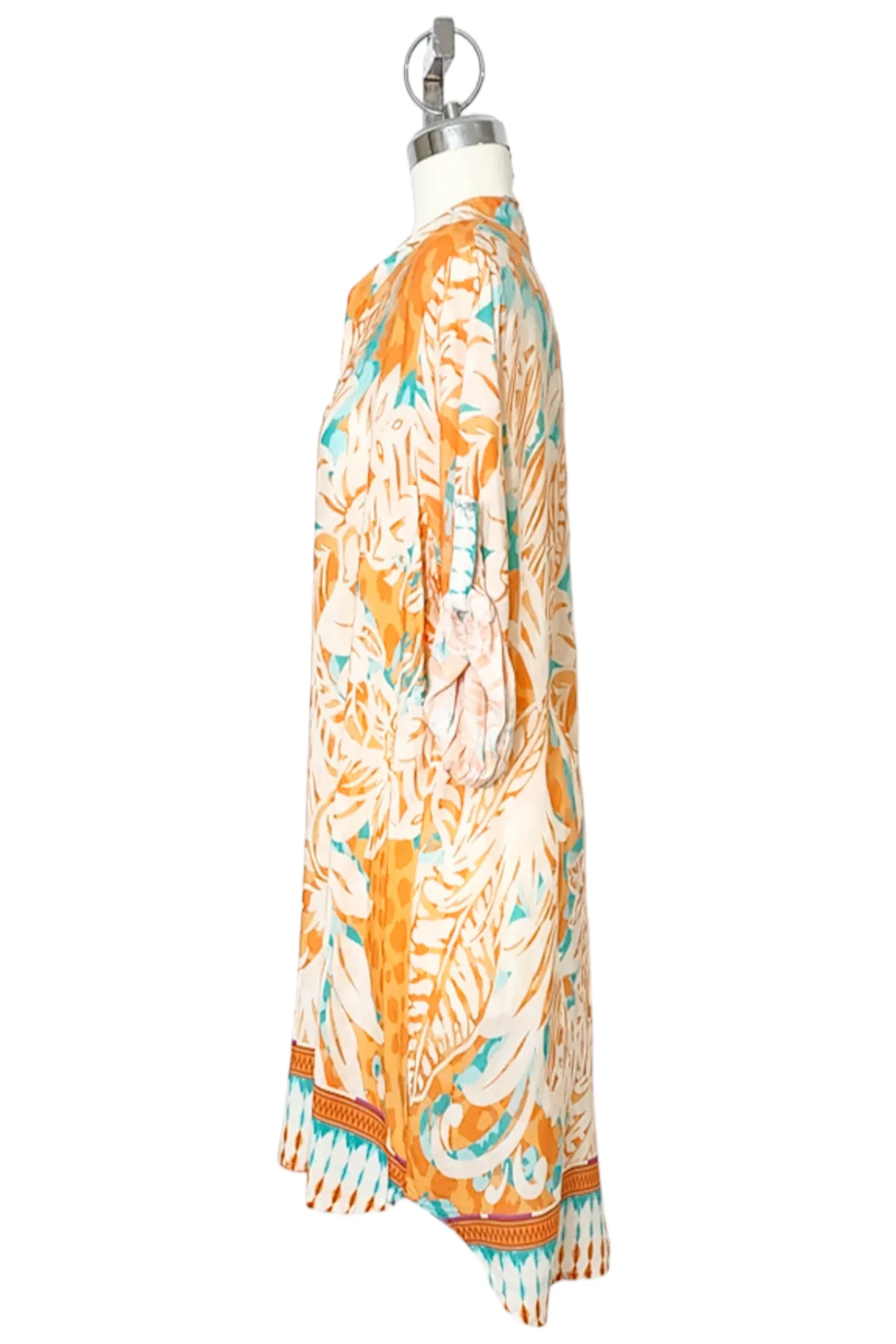Printed shirt tunic