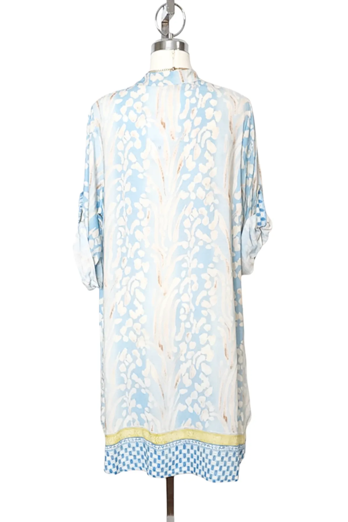 Printed shirt tunic