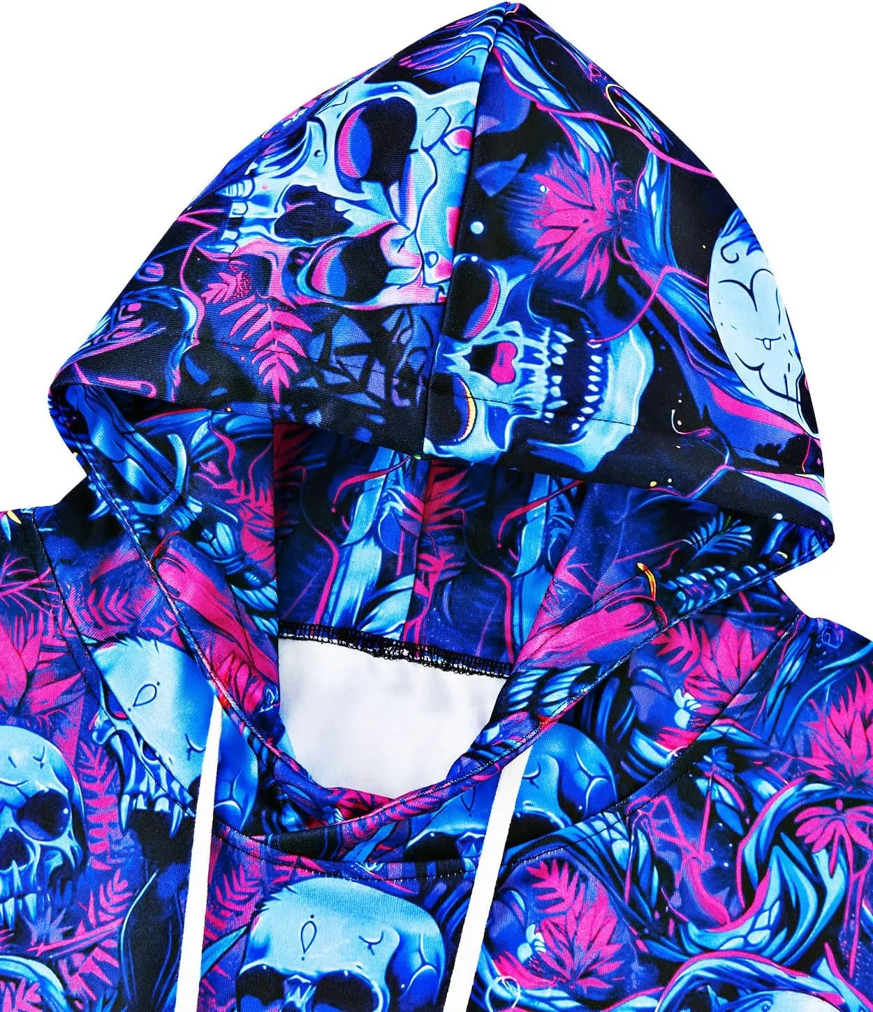 RAISEVERN Hoodies for Men Women 3D Graphic Fleece Sweatshirts Pullover Novelty Cool Funny Hoody Hooded With Pockets