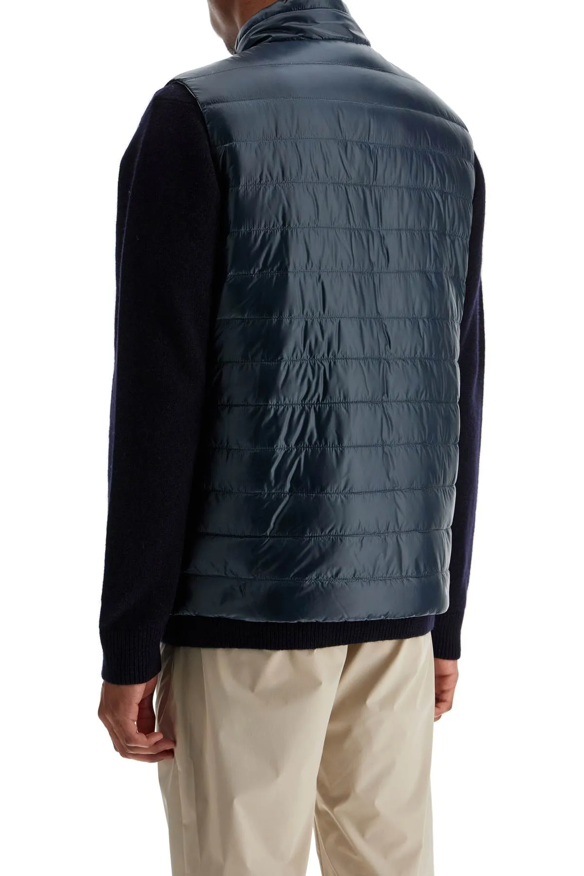 reversible black polyamide gilet PI001008U 12017Z 9296