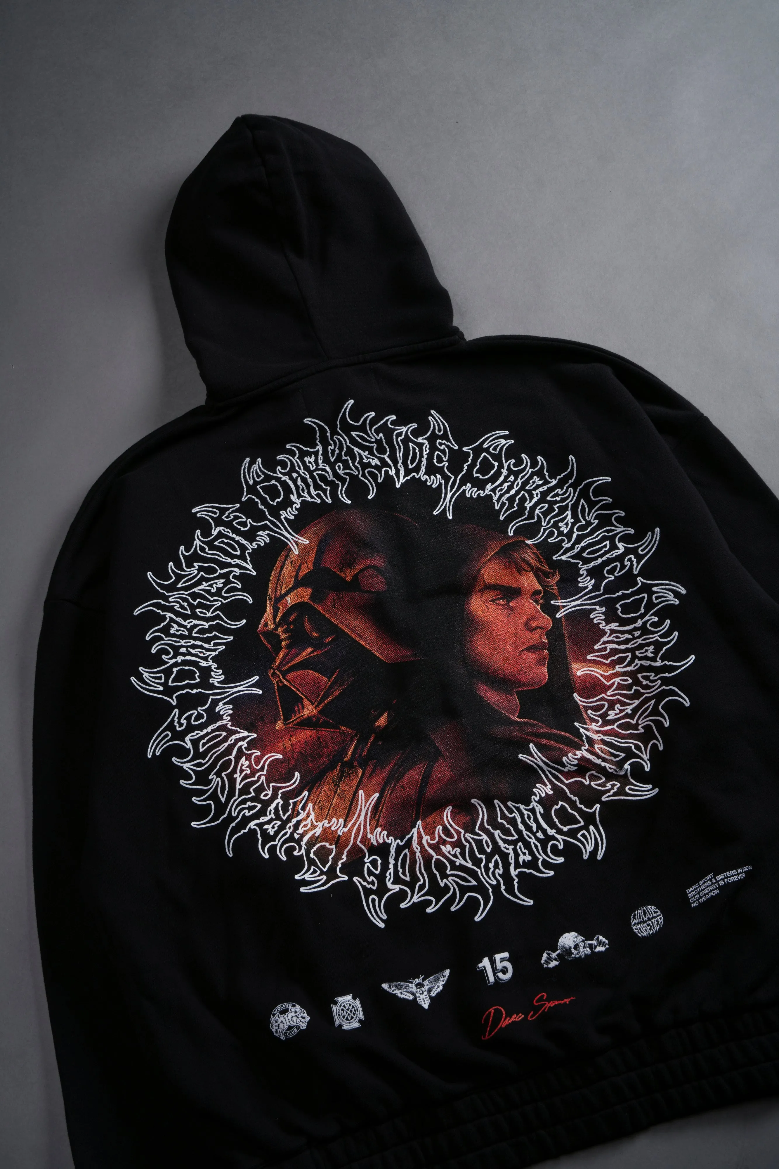 Rise To Darkness "Chambers" Zip Hoodie in Black
