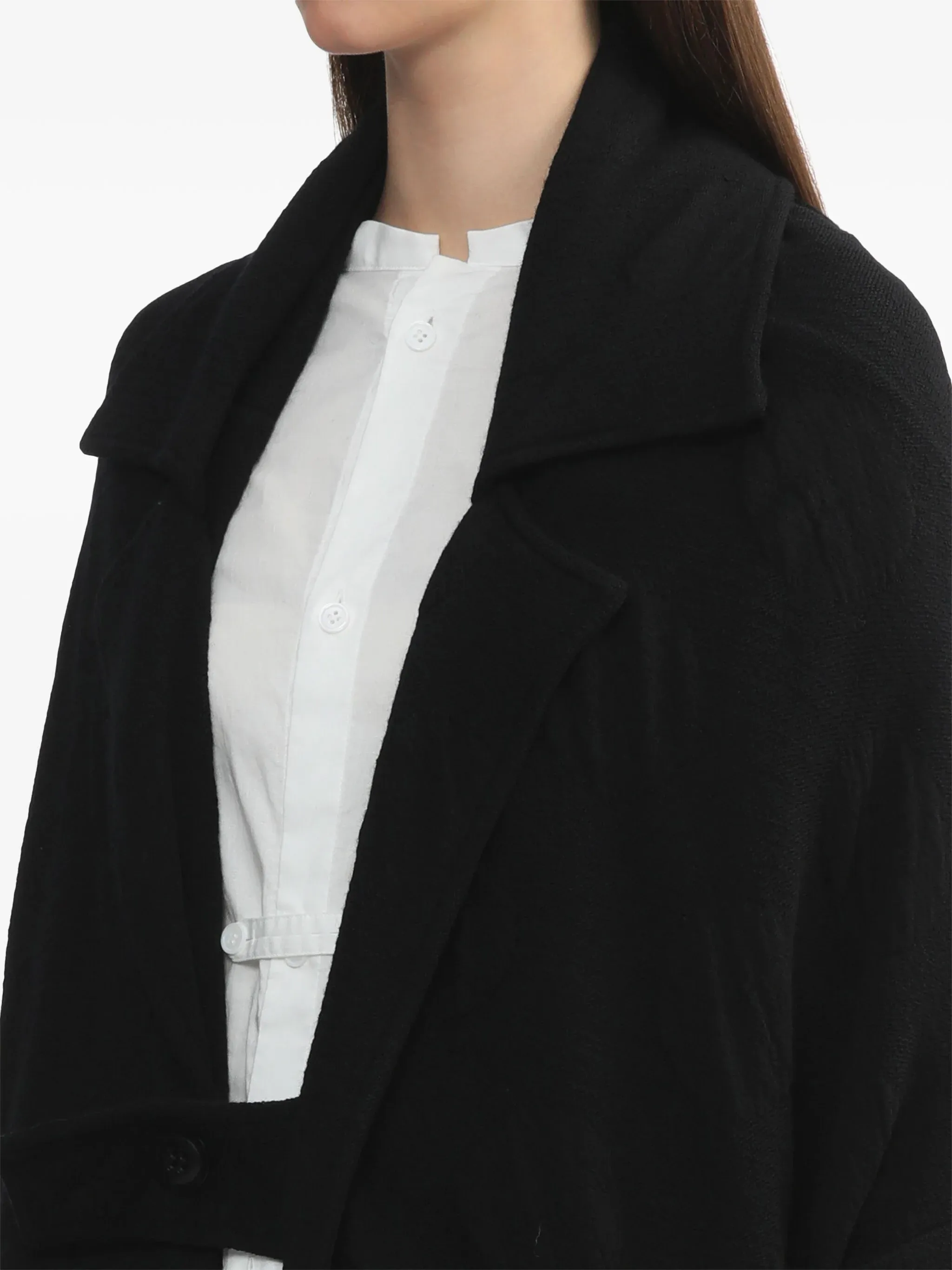 Sigle Button Sqare Coat