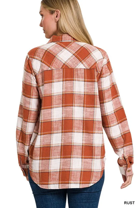 Skipper Plaid Shacket