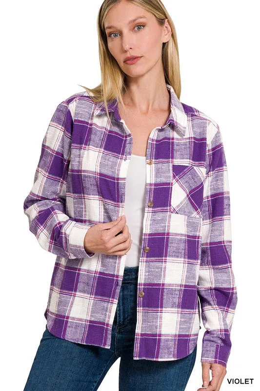 Skipper Plaid Shacket