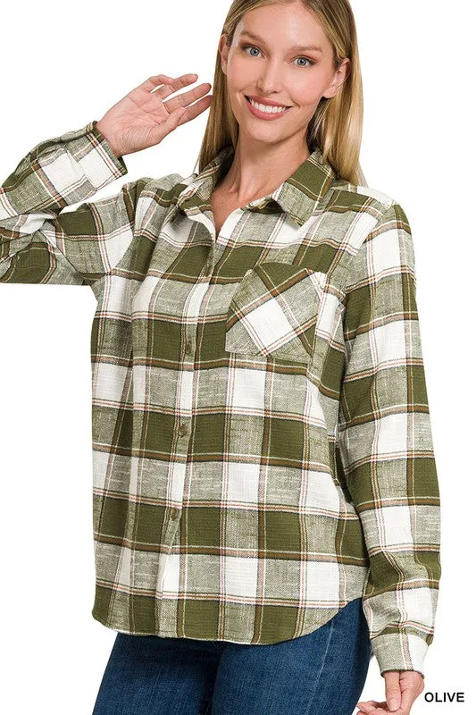 Skipper Plaid Shacket