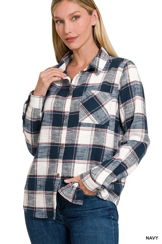 Skipper Plaid Shacket